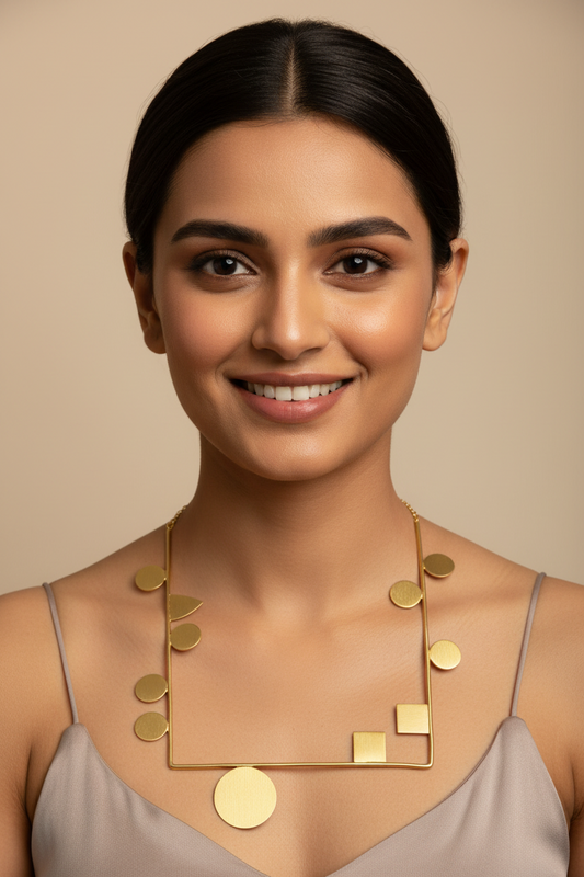 Sutra 18K Gold-Plated Brass Necklace