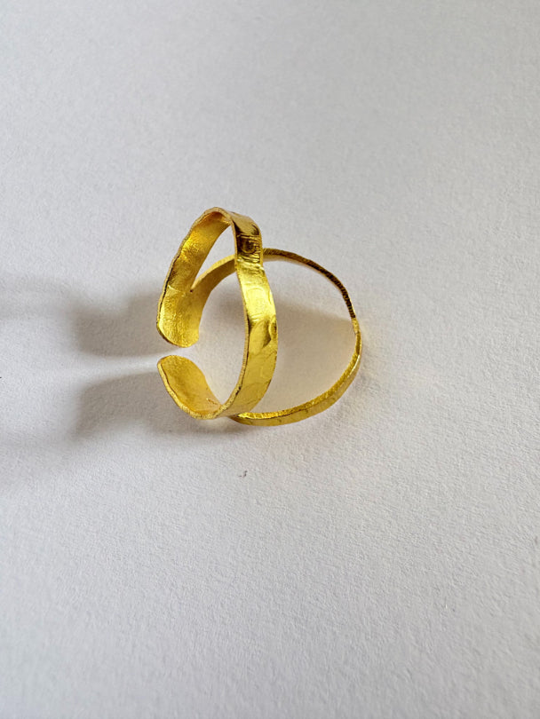 Divya 18K Gold-Plated brass ring