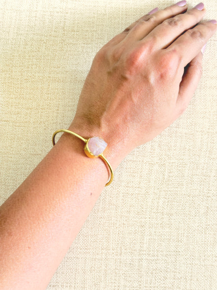 Anahita 18K gold-Plated Brass HandCuff