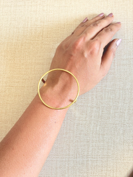 Sarala 18K gold-Plated Brass HandCuff