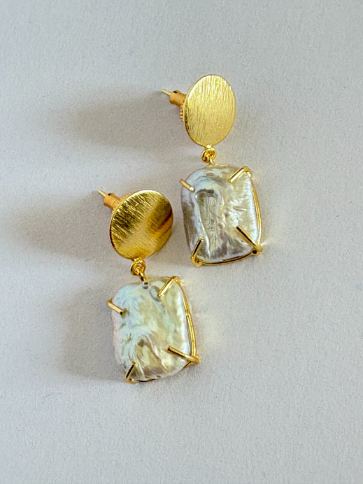 Neira Baroques Pearl Statement Earrings