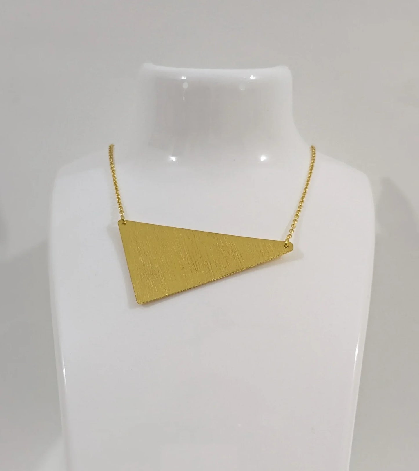 Brass Prism necklace