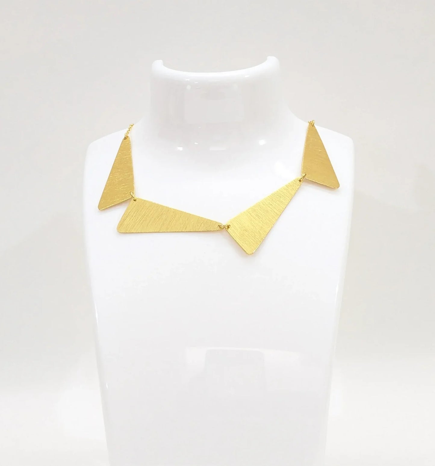 Brass Radiant Quad necklace