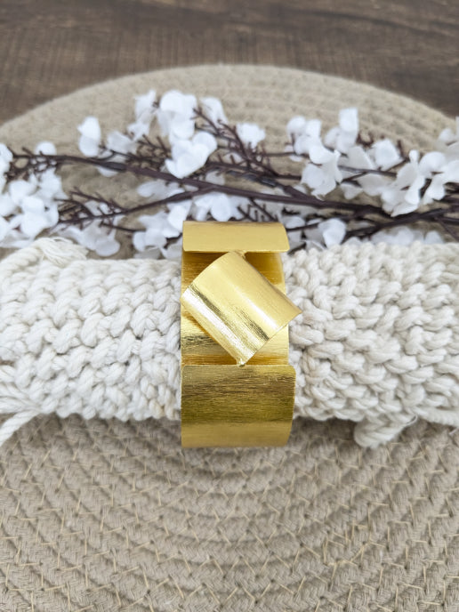 Brass Arc cuff bracelet