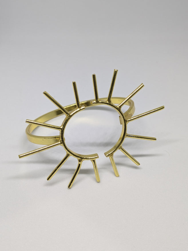 Suryaa Sunlit 18K gold-Plated Brass HandCuff