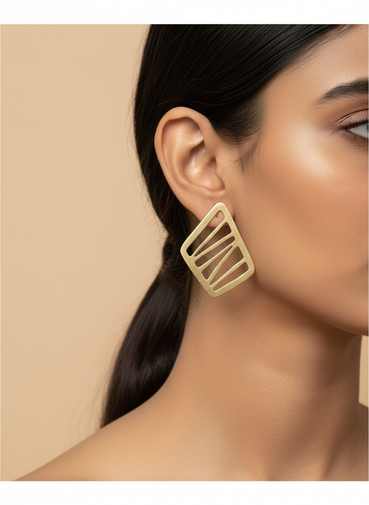 Tejvi Radiance 18K Gold-Plated Brass Earrings