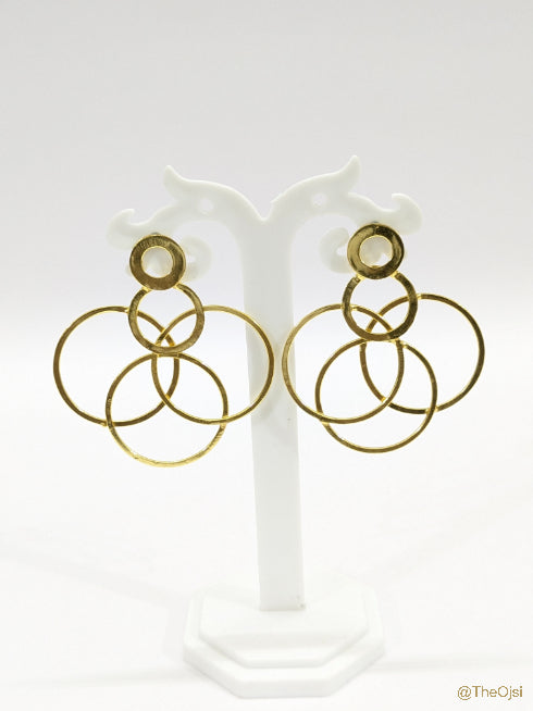 Pranika Harmony 18K Gold-Plated Brass Earrings