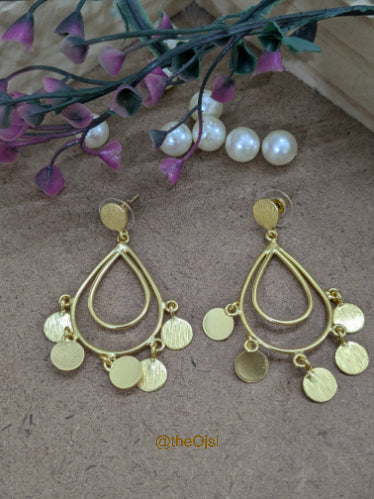 Nira Water drops 18K Gold-Plated Brass earrings