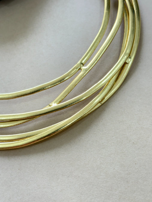 Tarang 18K Gold-Plated Brass Hasli Necklace
