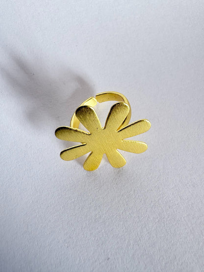 Kusum 18K Gold-Plated brass ring