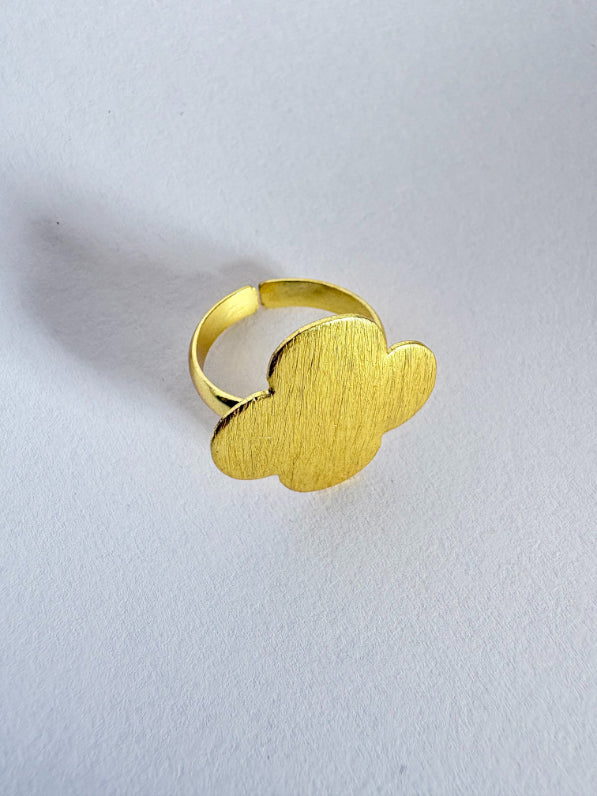 Sugandha Floral 18K Gold-Plated Brass Ring