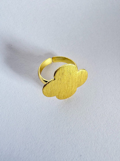 Sugandha Floral 18K Gold-Plated Brass Ring