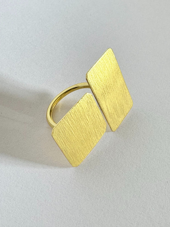 Treya 18K Gold-Plated brass ring