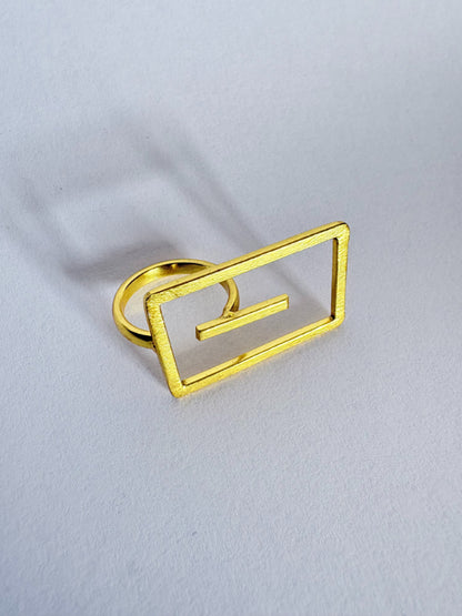 Aarohi 18K Gold-Plated Brass Ring
