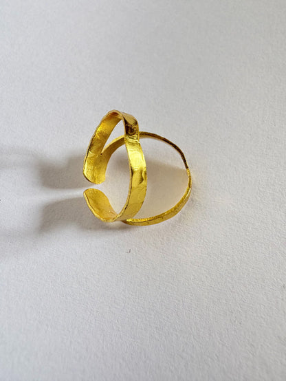 Divya 18K Gold-Plated brass ring