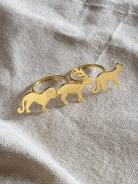 Vanyaa 18K Gold-Plated brass ring