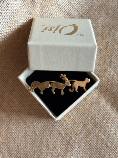 Vanyaa 18K Gold-Plated brass ring