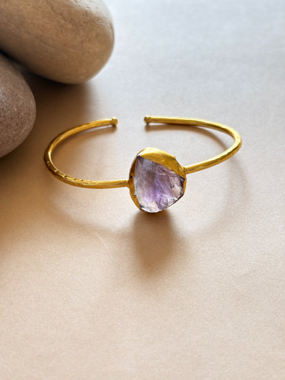 Taarika 18K gold-Plated Brass HandCuff