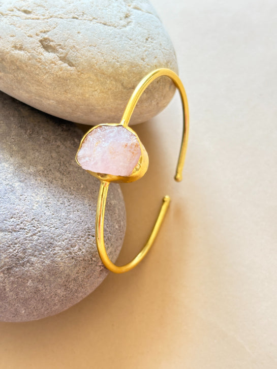 Anahita 18K gold-Plated Brass HandCuff