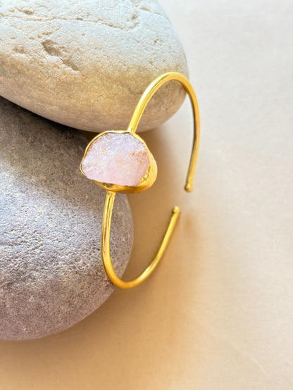 Anahita 18K gold-Plated Brass HandCuff