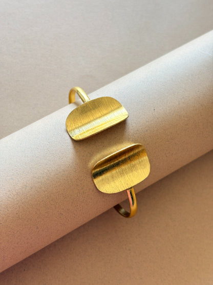 Sahaja 18K gold-Plated Brass HandCuff