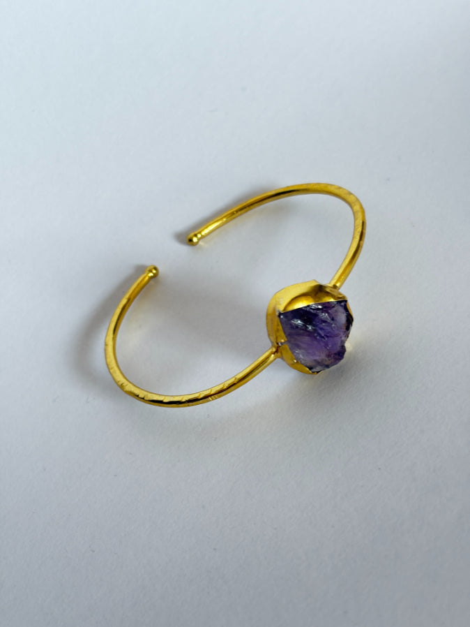 Pragna 18K gold-Plated Brass HandCuff