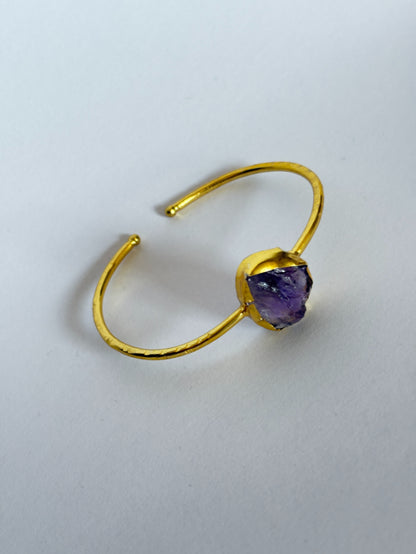 Pragna 18K gold-Plated Brass HandCuff