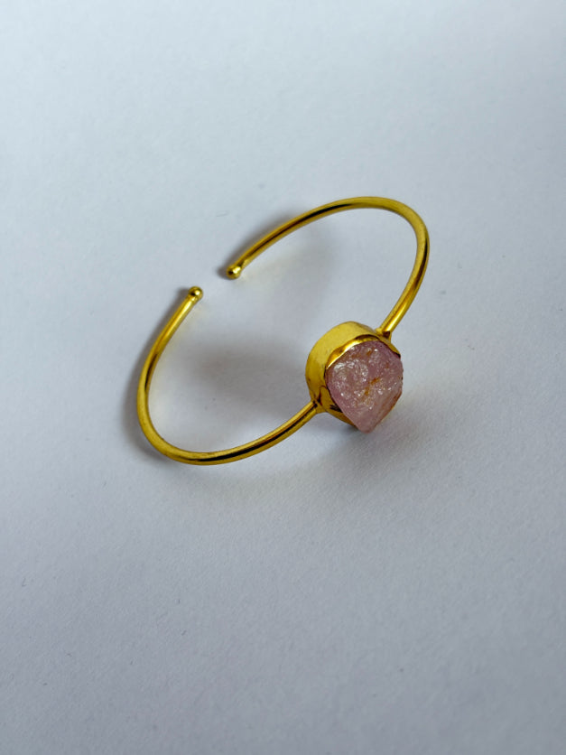 Anahita 18K gold-Plated Brass HandCuff