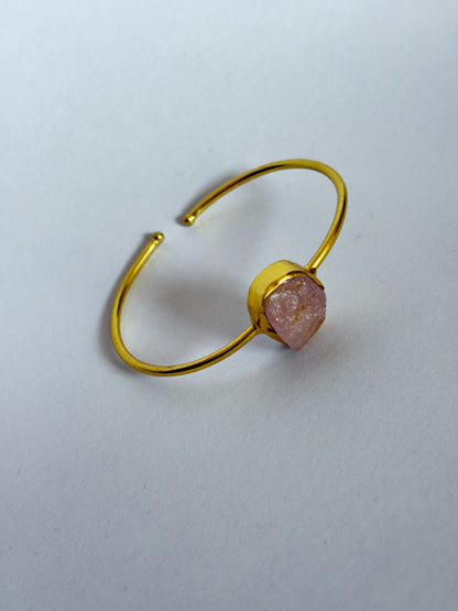 Anahita 18K gold-Plated Brass HandCuff