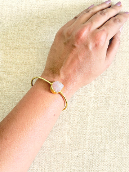 Anahita 18K gold-Plated Brass HandCuff