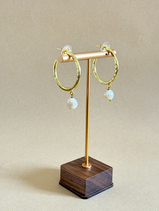 Soma Freshwater Pearl 18K Gold-Plated Brass Earrings