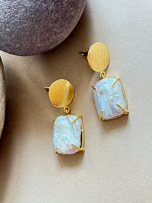 Neira Baroques Pearl Statement Earrings