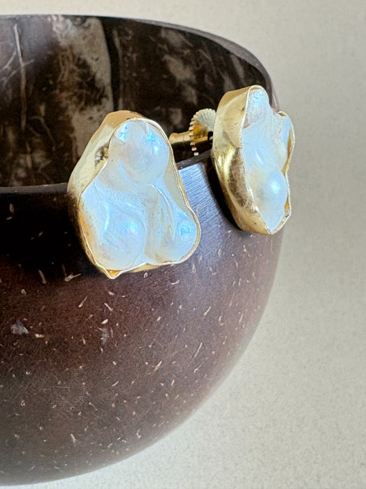 Noor Baroques Pearl Statement Earrings