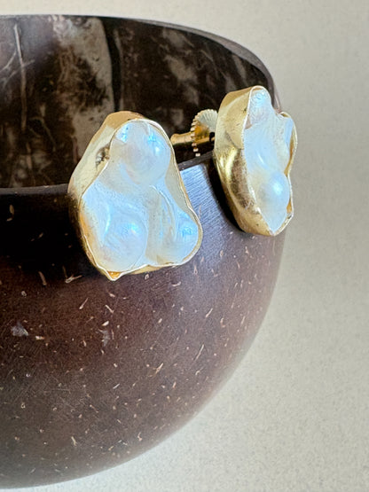 Noor Baroques Pearl Statement Earrings