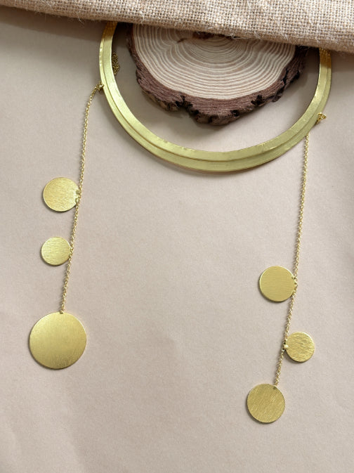Chandrima 18K Gold-Plated Brass Hasli Necklace