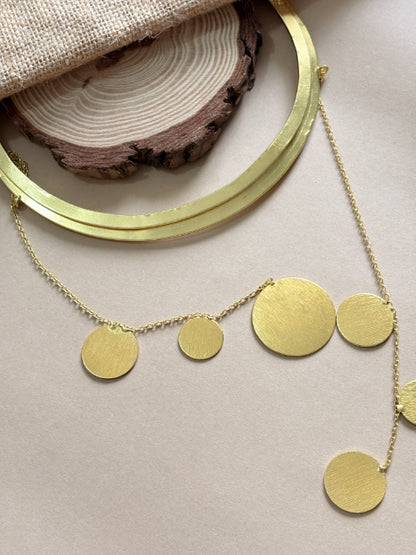 Chandrima 18K Gold-Plated Brass Hasli Necklace