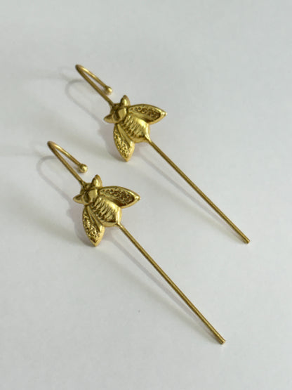 Bhramri 18K Gold-Plated Brass Ear cuff
