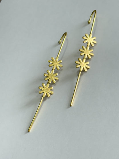 Malika 18K Gold-Plated Brass Ear cuff