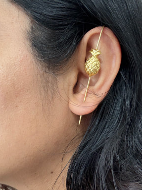 Phalini 18K Gold-Plated Brass Ear cuff