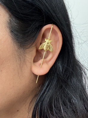 Bhramri 18K Gold-Plated Brass Ear cuff