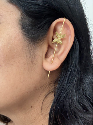 Titli 18K Gold-Plated Brass Ear cuff