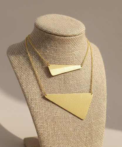 Dviksha Geometry 18K Gold-Plated Brass Necklace