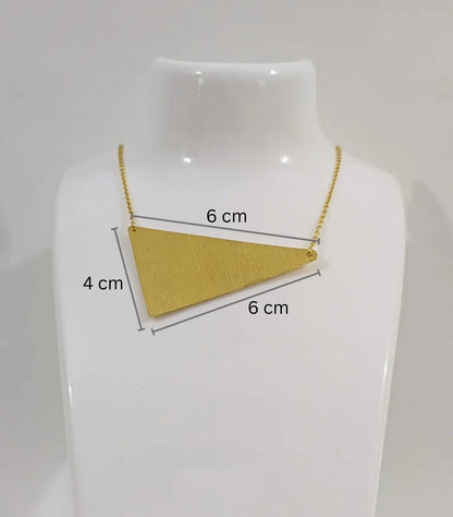 Trikonya Edge 18K Gold-Plated Brass Necklace