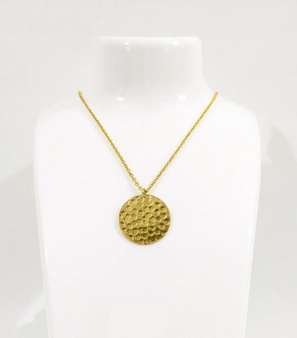 Ravika SunDisc 18K Gold-Plated Brass Necklace