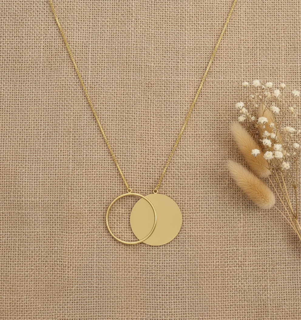 Poorna Aura 18K Gold-Plated Brass Necklace