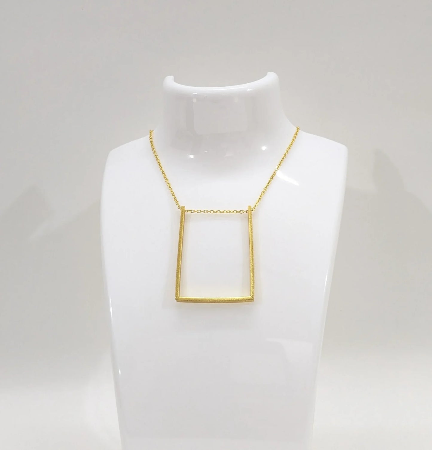 Brass Open Horizon Necklace