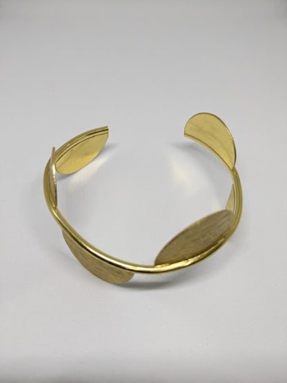 Tithi Phase 18K Gold-Plated Brass Handcuff
