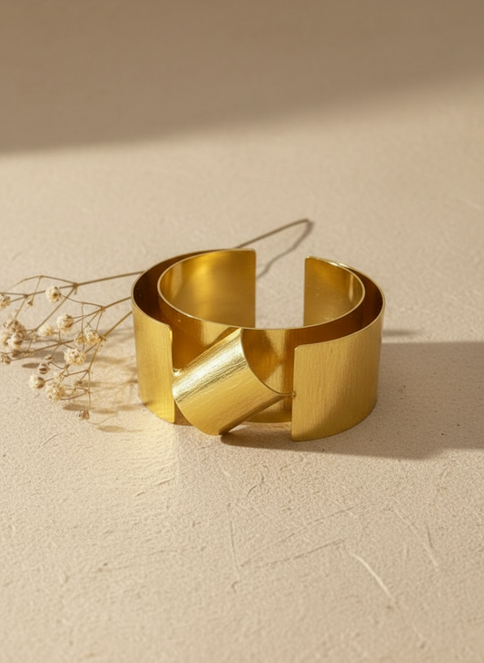 Yukta Unity 18K Gold-Plated Brass Handcuff