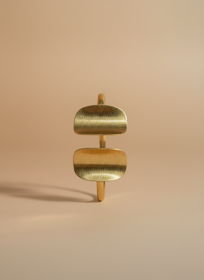 Pankhudi Rose Petals 18K Gold-Plated Brass Handcuff