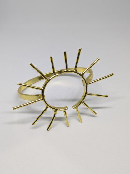 Suryaa Sunlit 18K gold-Plated Brass HandCuff